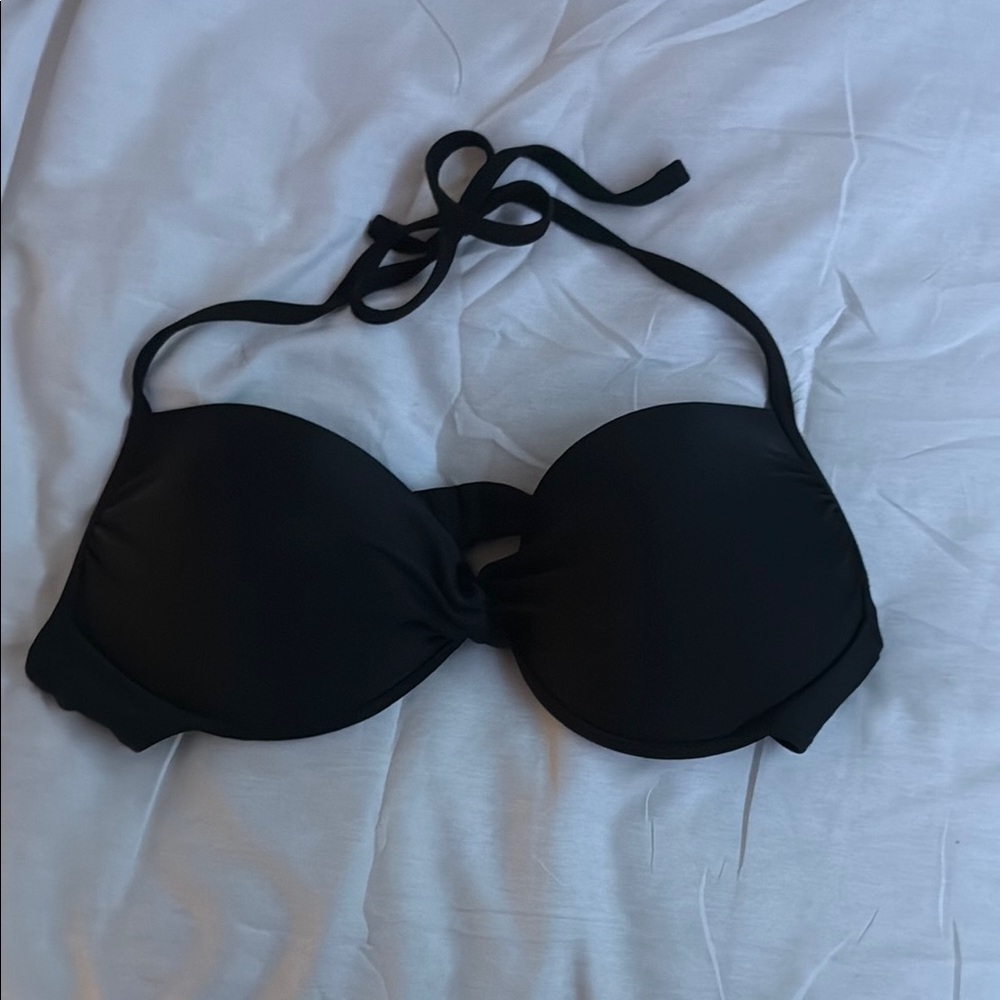 Black Women's Swim Top